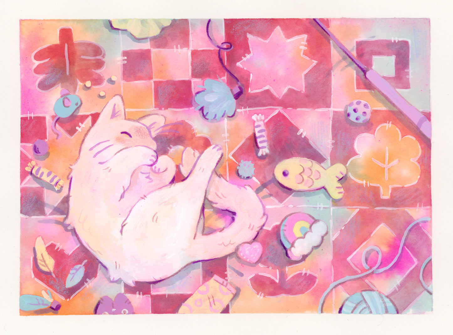 Cat Nap - Original Painting