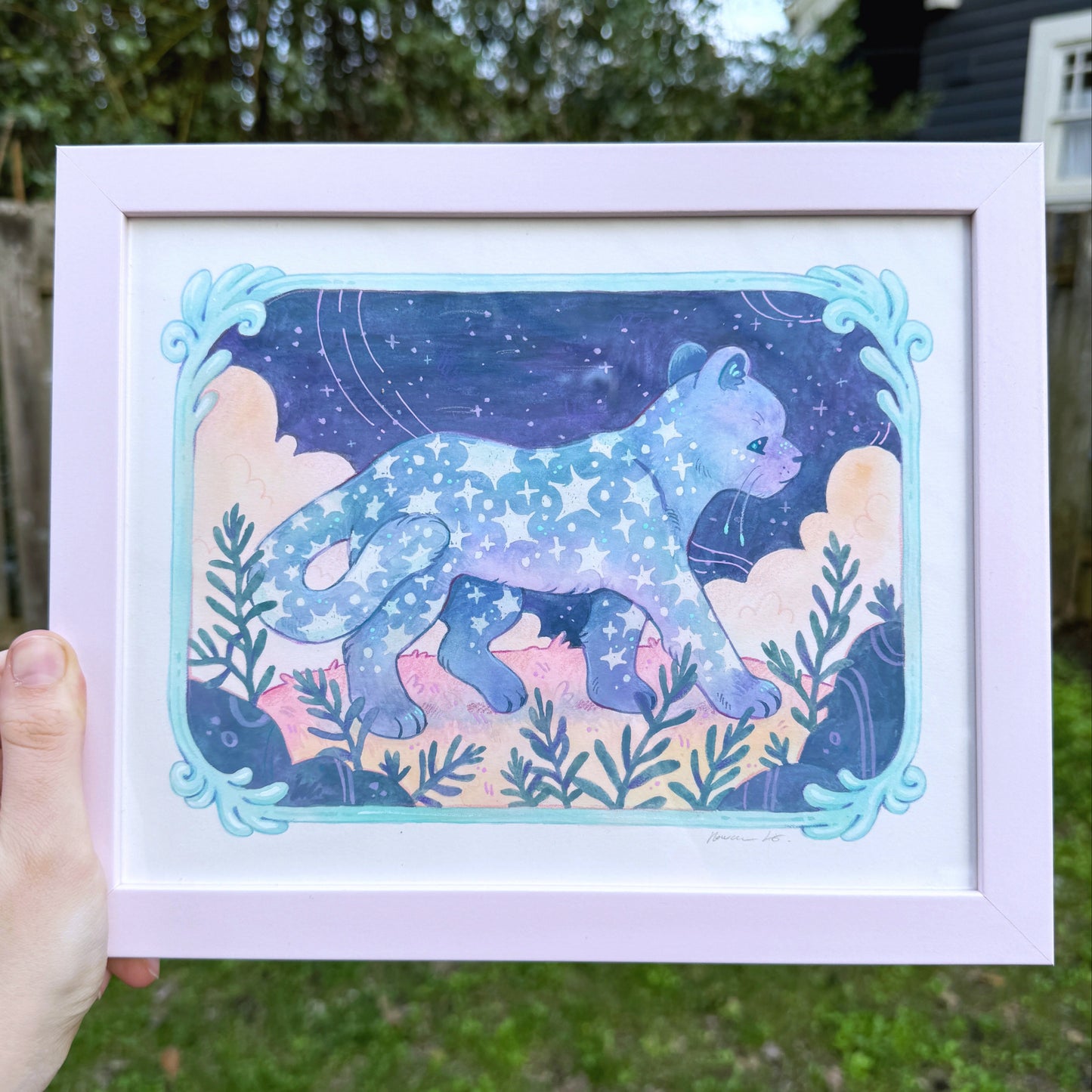 Celestial Panther - Original Painting