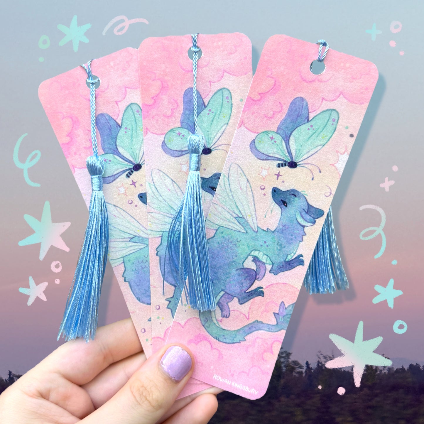 Fairy Dragon Pearl Bookmark