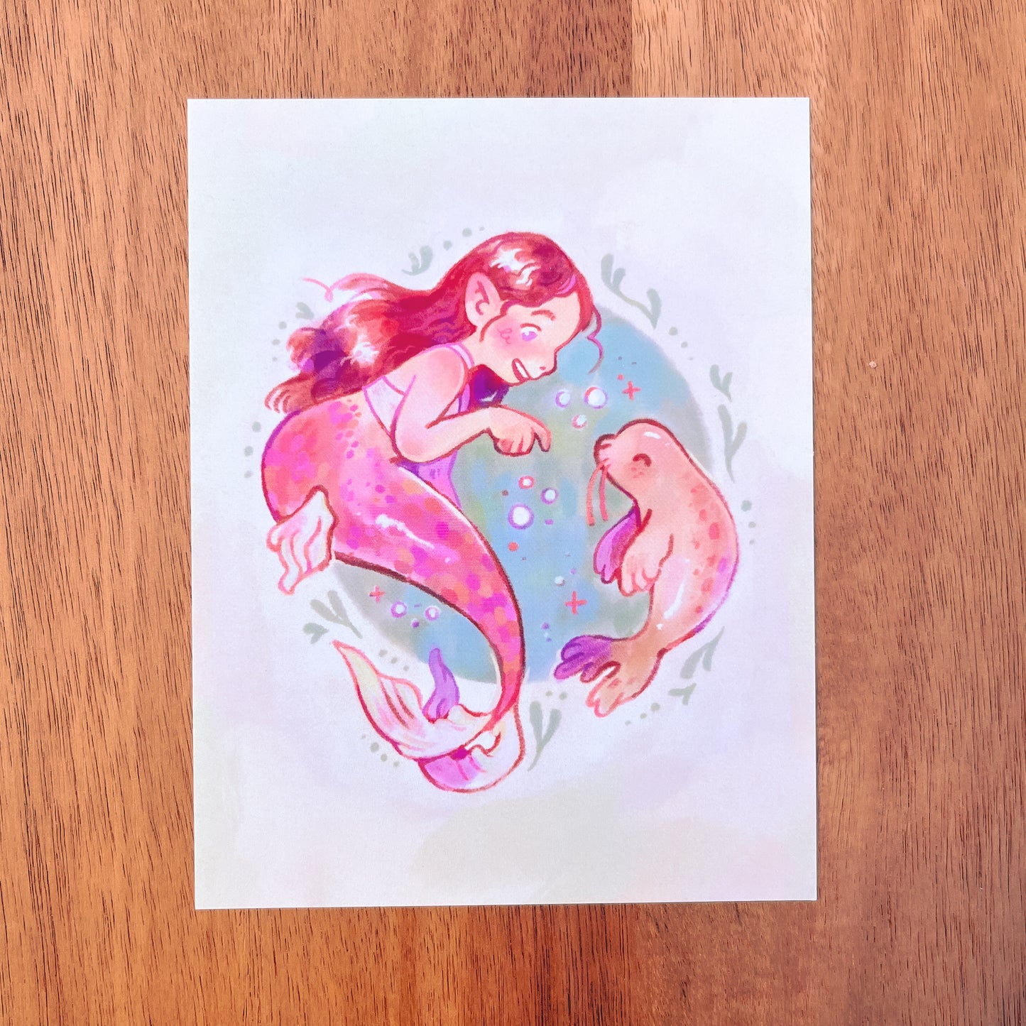 Mermaid Postcard Print