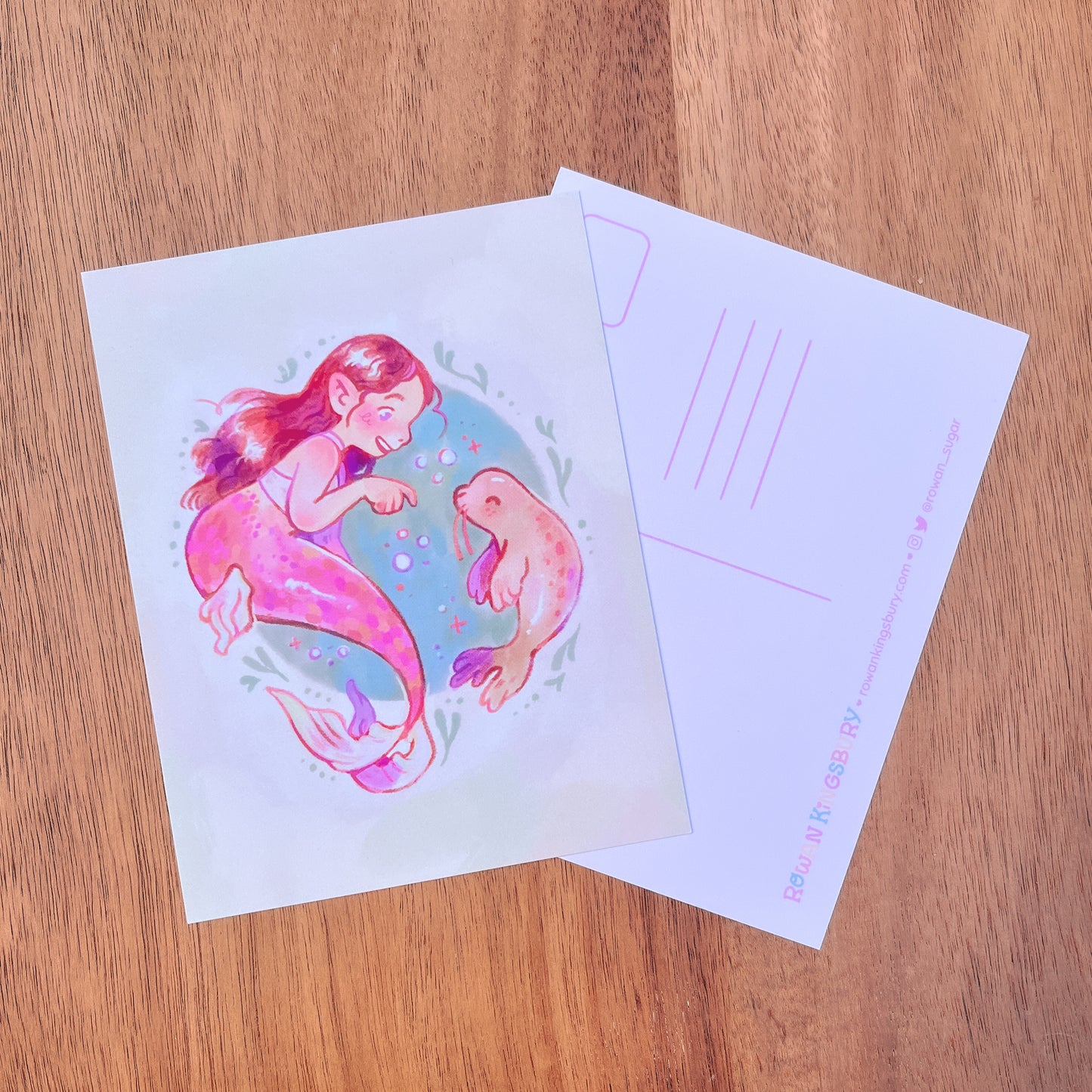 Mermaid Postcard Print