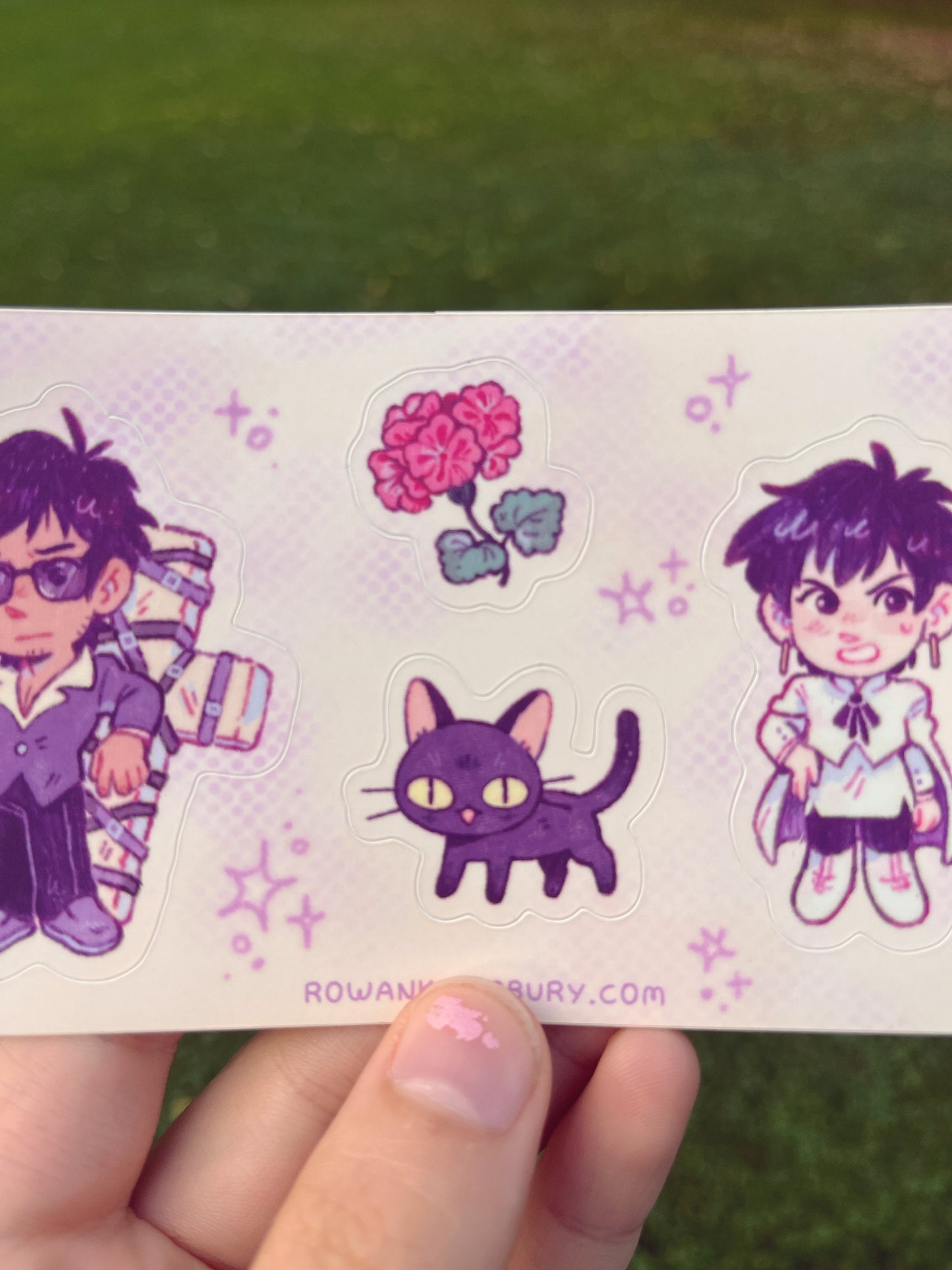 Trigun Character Sticker Sheet