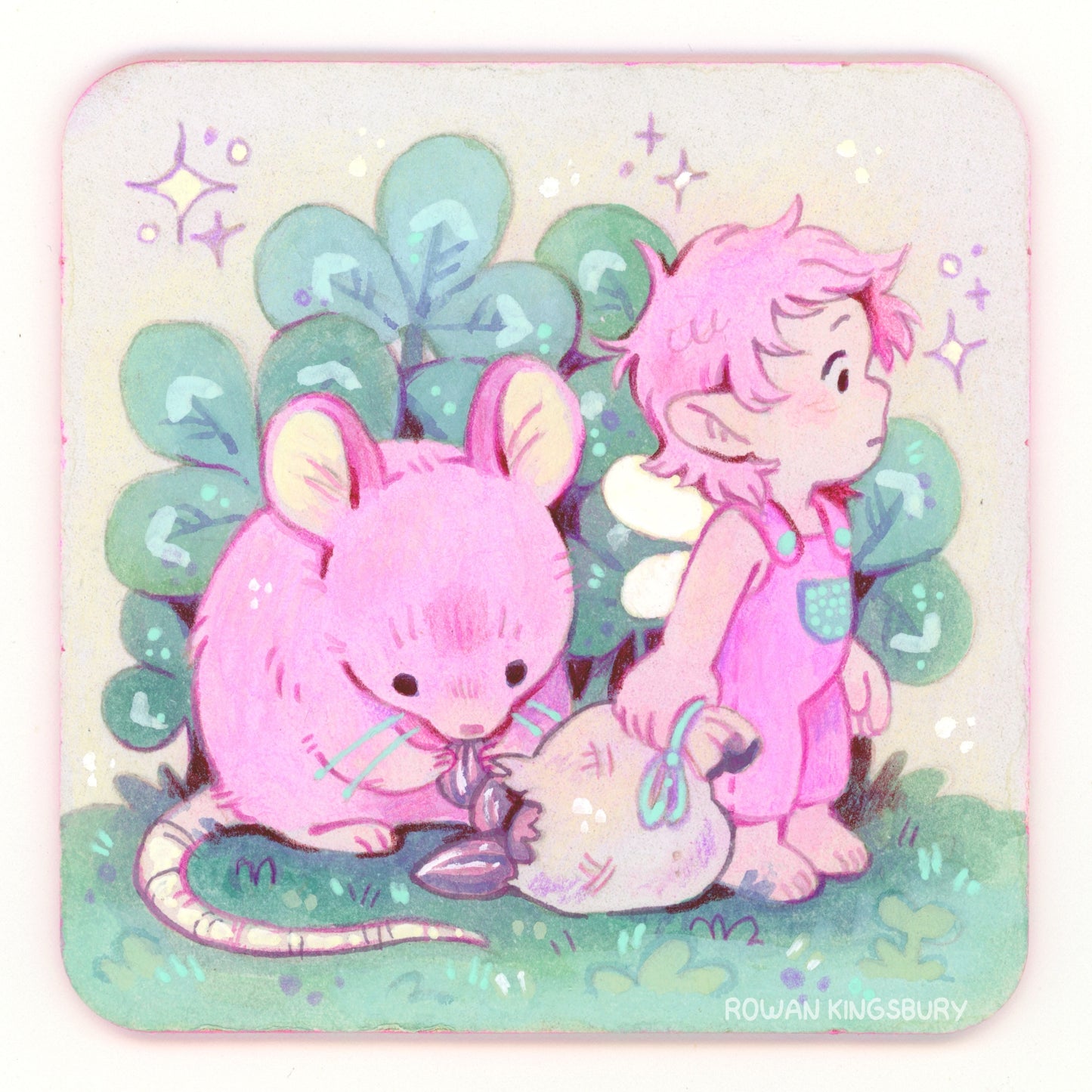 Seed Thief 5x5 Print