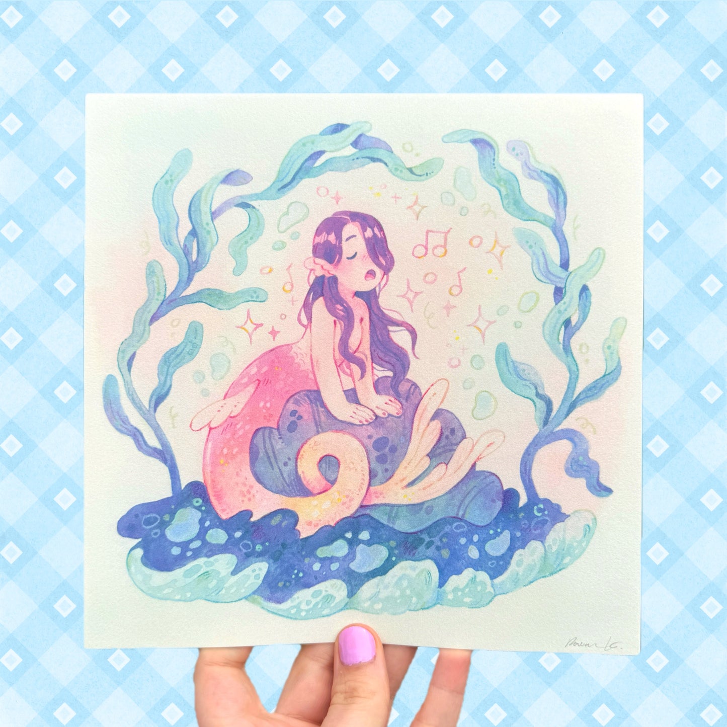 Siren Print 8x8