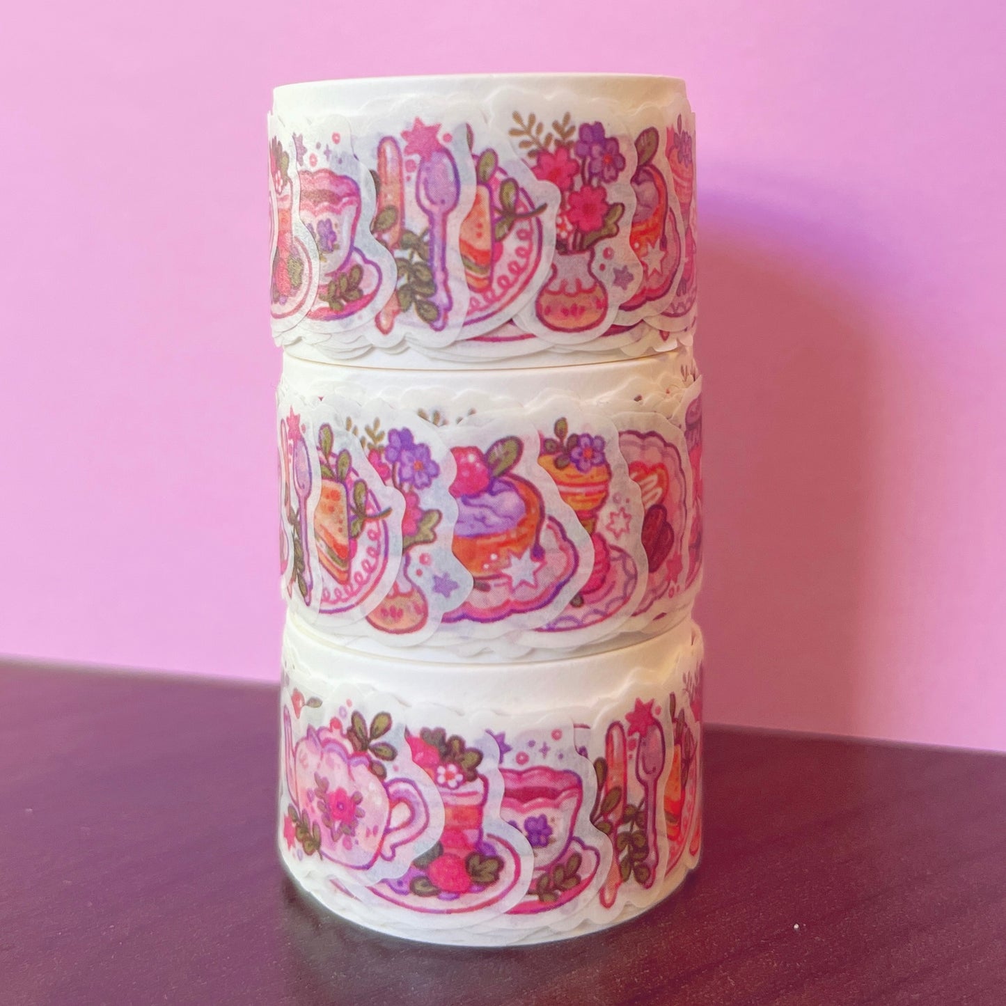 Tea Party Overlap Stickers