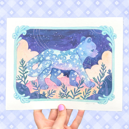 Celestial Panther Print 8x10