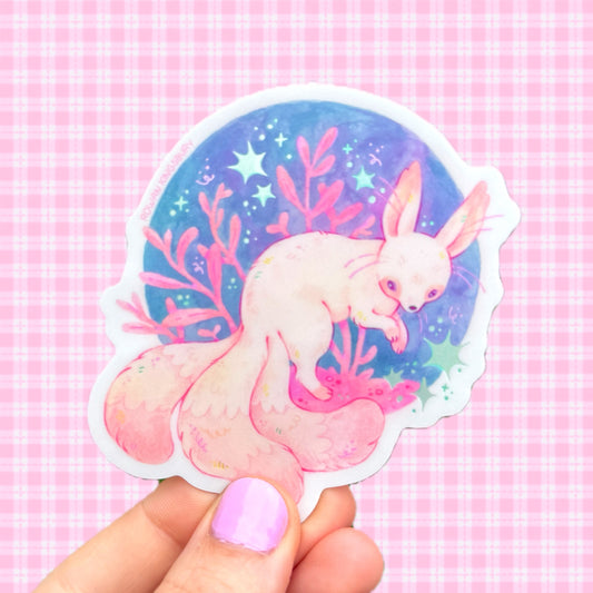 Desert Fox Iridescent Sticker