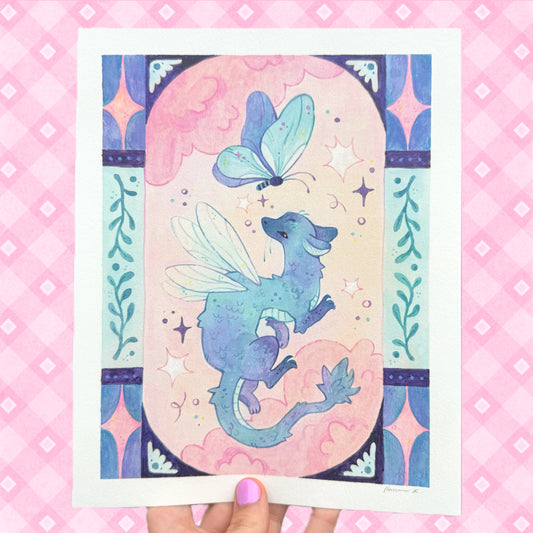 Fairy Dragon Print 8x10