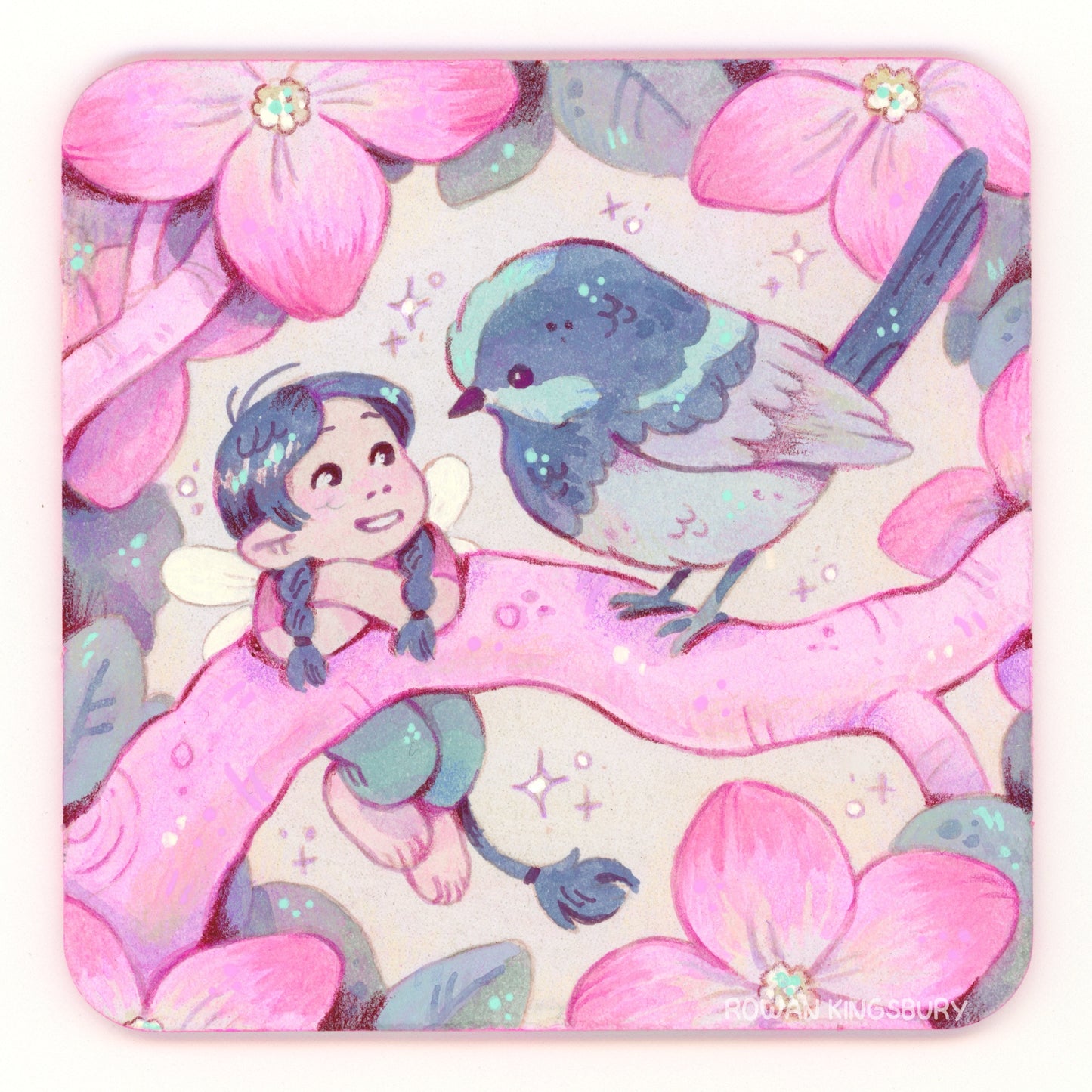 Fairy Wren 5x5 Print