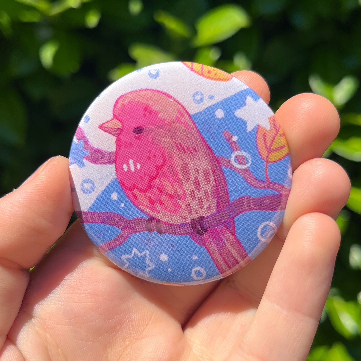 2" Backyard Bird Buttons