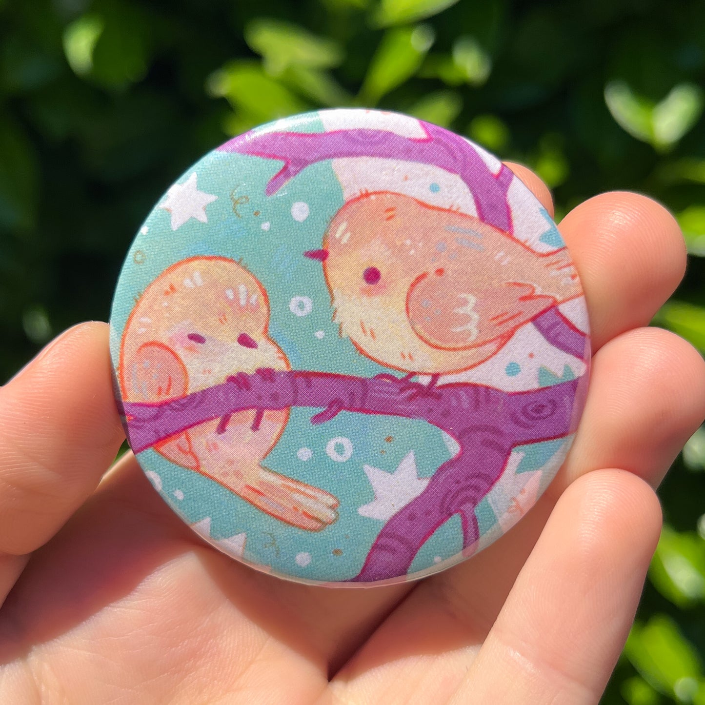 2" Backyard Bird Buttons