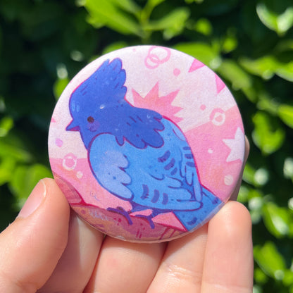 2" Backyard Bird Buttons