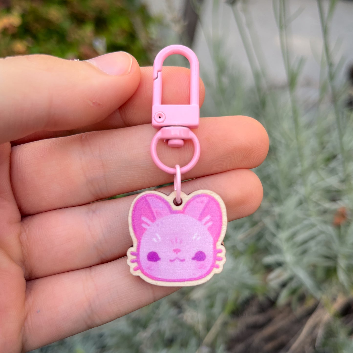 Cat Wooden Keychains (Multiple Designs!)