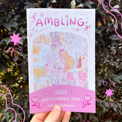 "Ambling" 2023 Sketchbook Zine