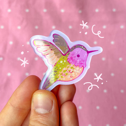 Hummingbird Acrylic Magnet