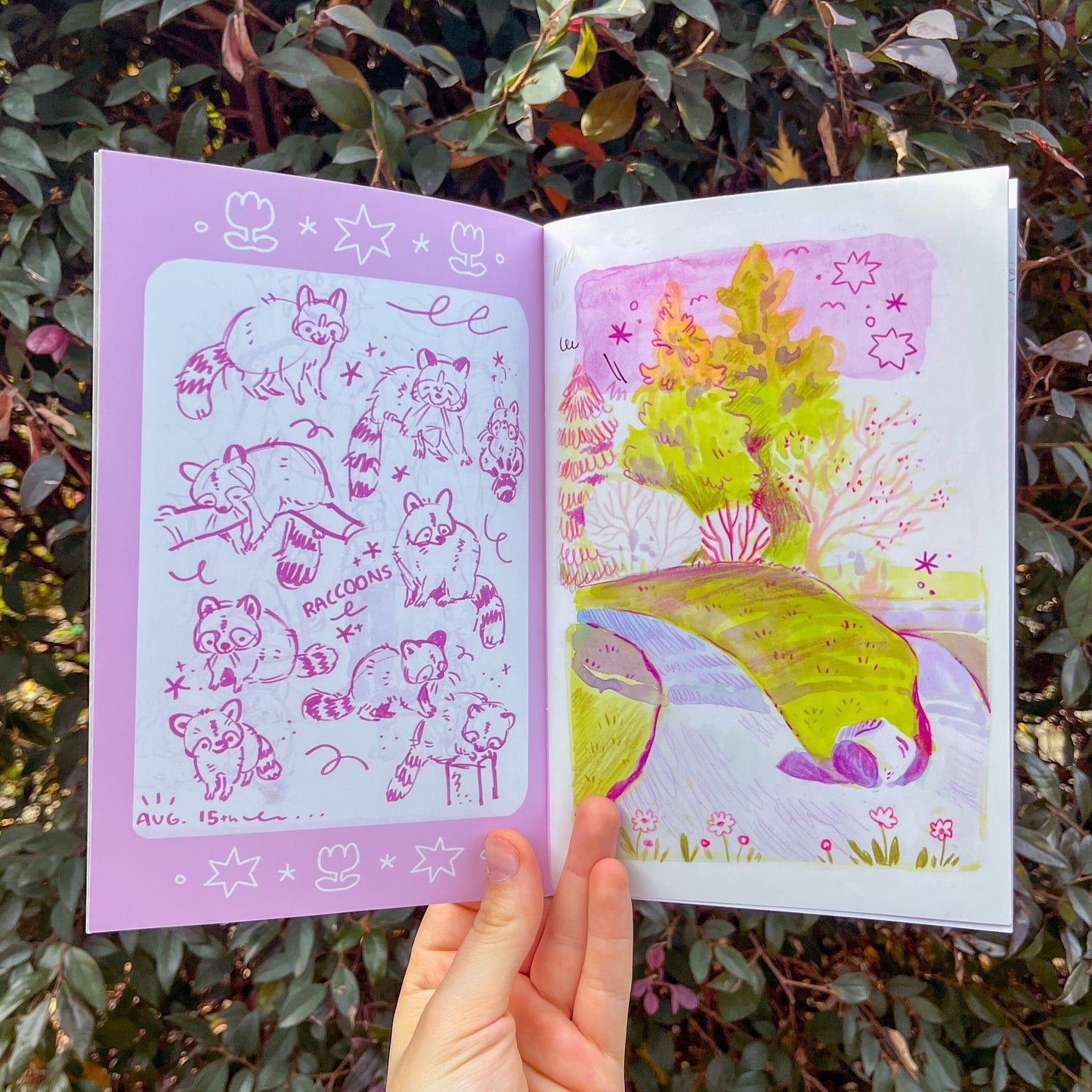 "Ambling" 2023 Sketchbook Zine