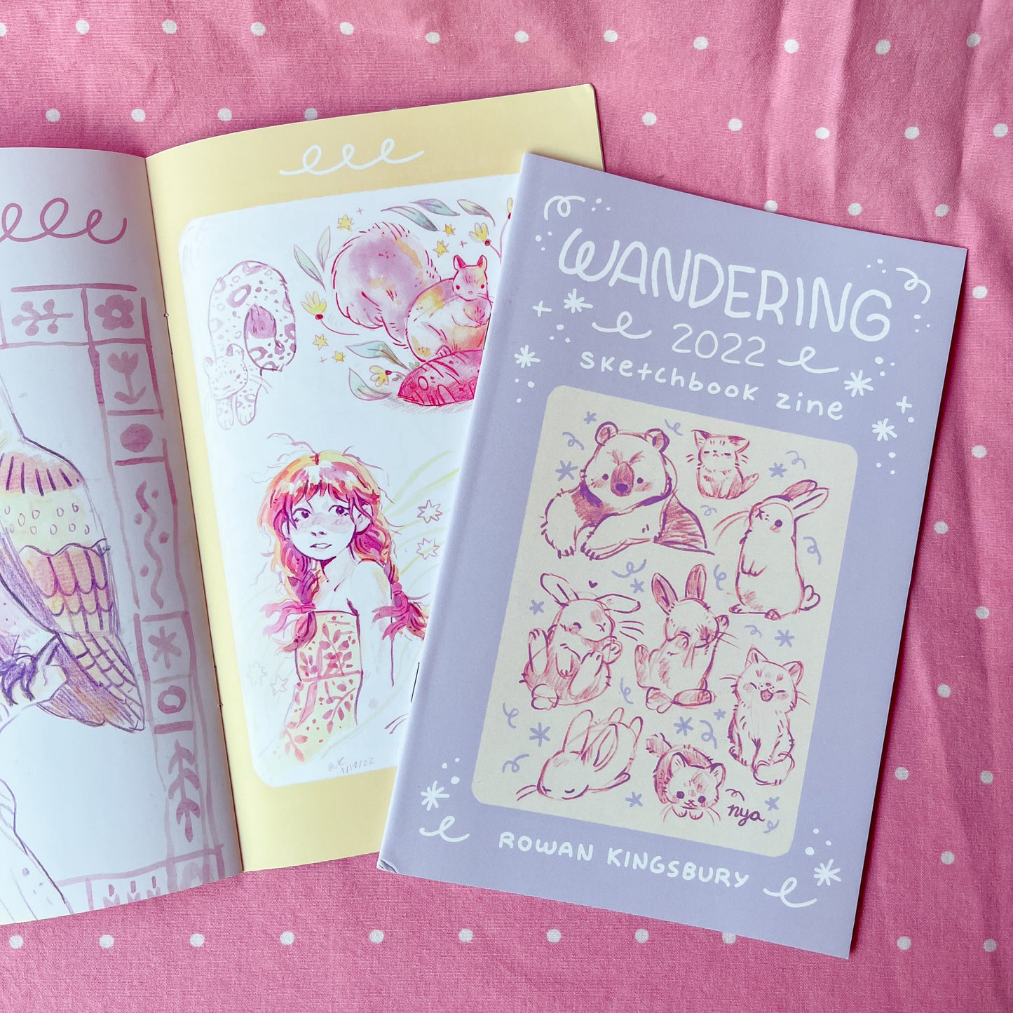 "Wandering" 2022 Sketchbook Zine