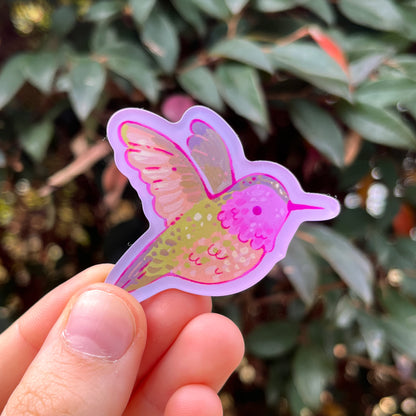 Hummingbird Acrylic Magnet