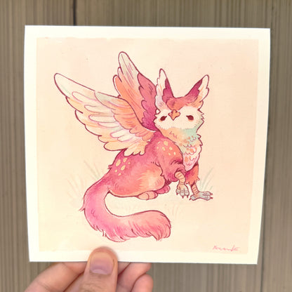 Owl Gryphon - Original Painting