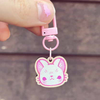 Cat Wooden Keychains (Multiple Designs!)