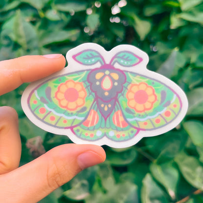 Moss Moth Sticker