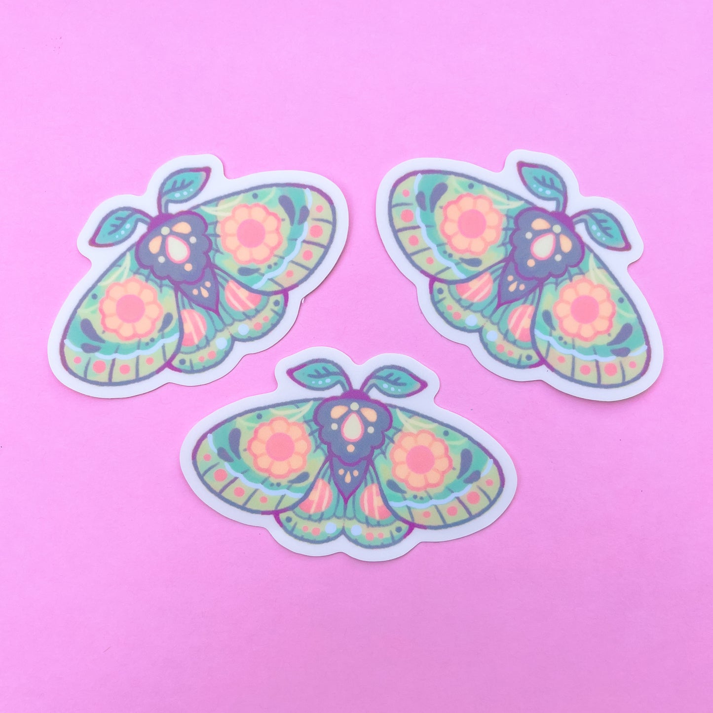 Moss Moth Sticker