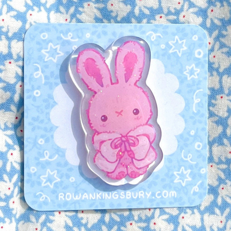 Jelly the Rabbit Acrylic Pin