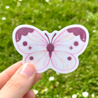 White Butterfly Sticker