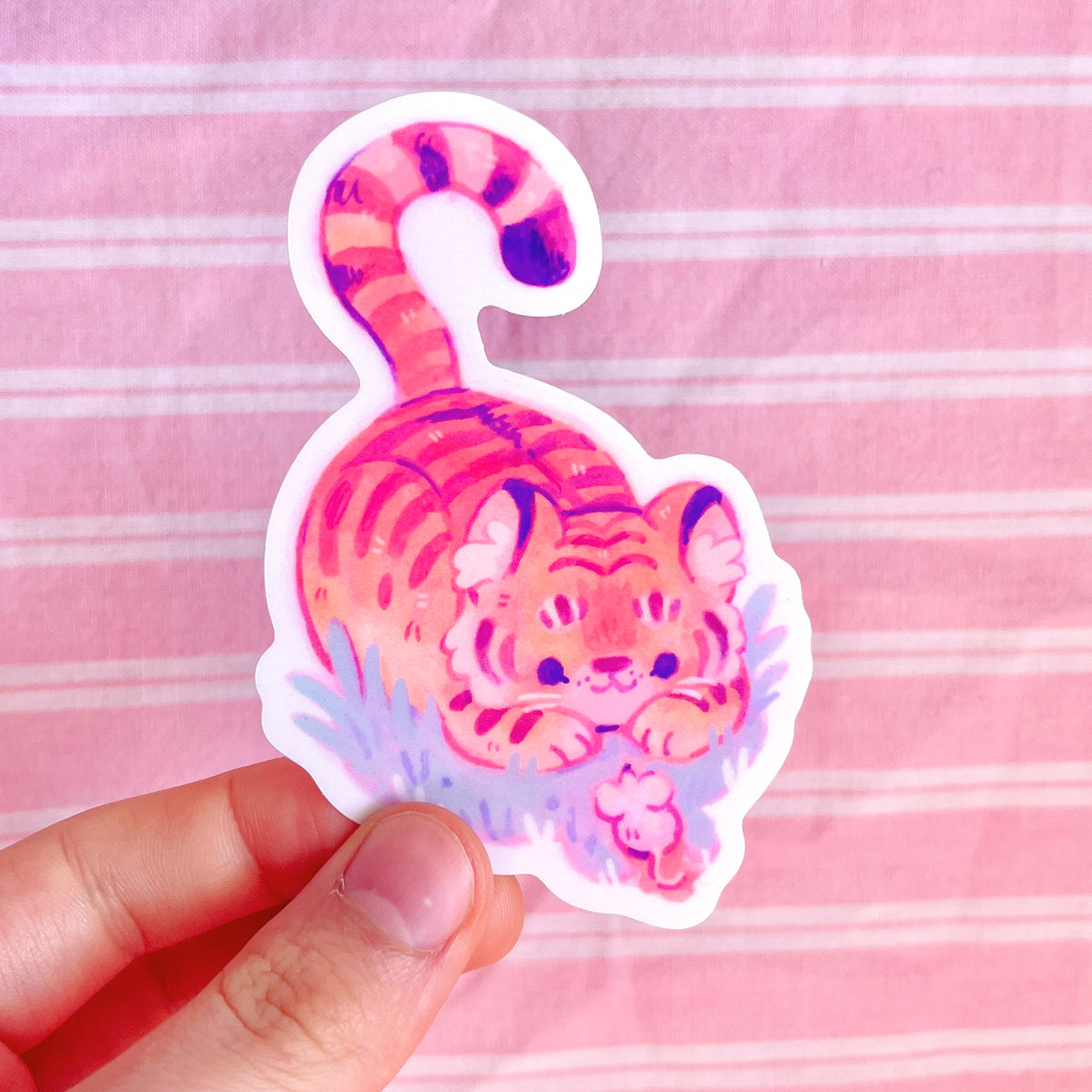 Tiger and Mouse Sticker