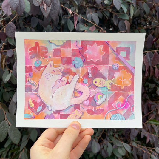 Cat Nap - Original Painting