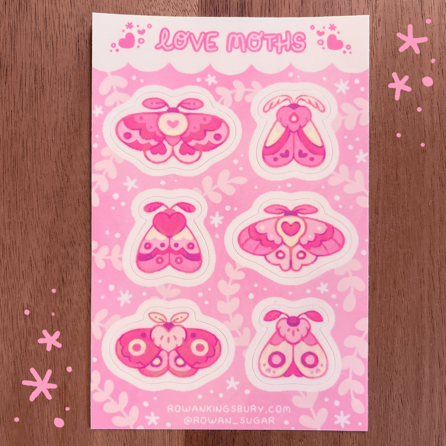 Love Moths Sticker Sheet