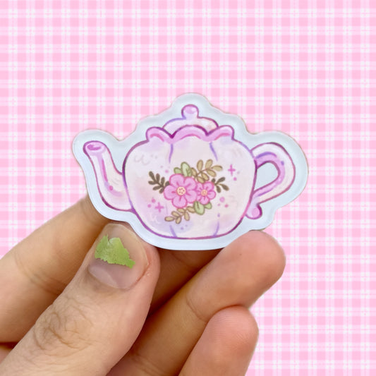 Cute Teapot Acrylic Magnet