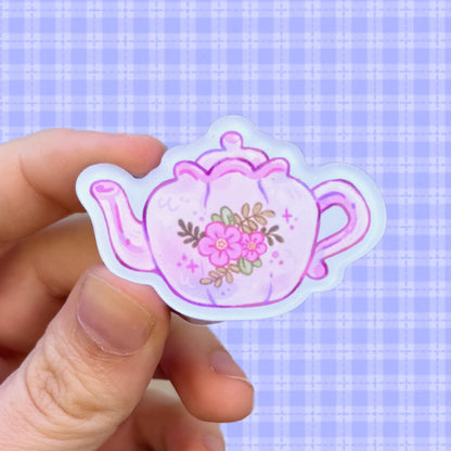Cute Teapot Acrylic Magnet